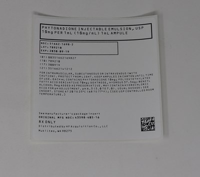 Label (51662 1698 2 Pouch)